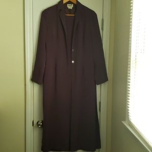 Imagio plum dress with long sleeve matching jacket